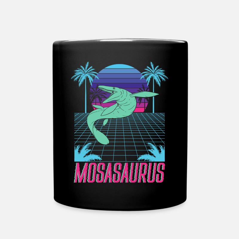 Mosasaurus Dino Future Paläontologe Dinosaurier - Tasse einfarbig - Schwarz