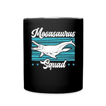 Mosasaurus Squad Dino Paléontologue Dinosaure - Mug uni - noir - Devant
