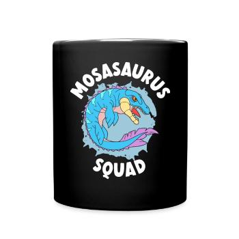 Mosasaurus Squad Dino Paléontologue Dinosaure - Mug uni - noir - Devant