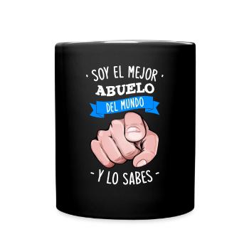 Soy El Mejor Abuelo Del Mundo Y Lo Sabes - Mug uni - noir - Devant