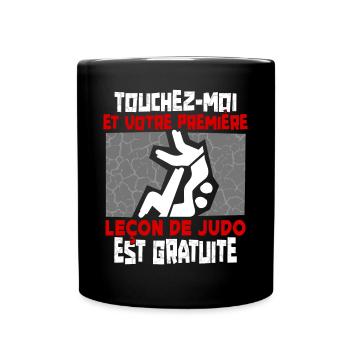 Judo Humour - Mug uni - noir - Devant