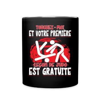 Judo Humour - Mug uni - noir - Devant
