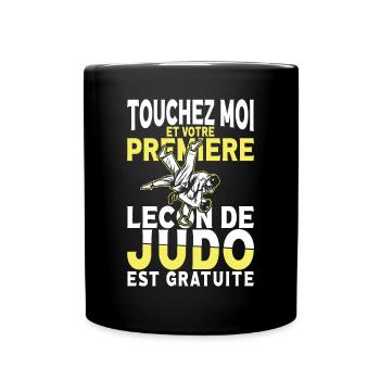 Judo Humour - Mug uni - noir - Devant
