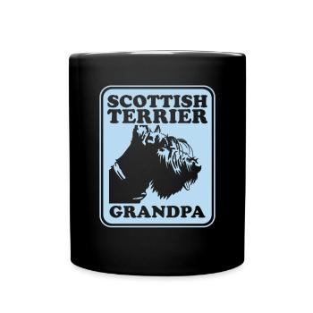 Scottish Terrier Grandpa Dog Owner Cadeau - Mug uni - noir - Devant