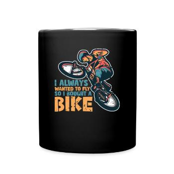 Les motards BMX qui aiment montrer leurs astuces - Mug uni - noir - Devant
