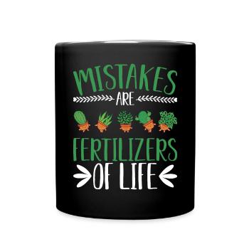 Pot Head Planter Pflanzenliebhaber Gartenarbeit Le - Tasse einfarbig - Schwarz - Vorne