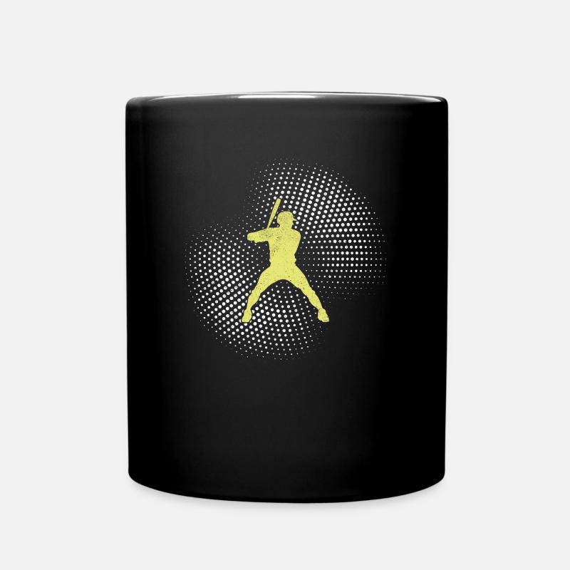 Baseball - Tasse einfarbig - Schwarz