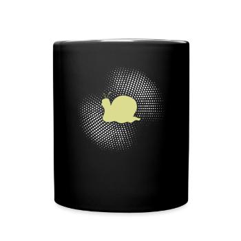 Snail - Full Colour Mug - black - Front