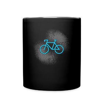 Bicyclette - Mug uni - noir - Devant