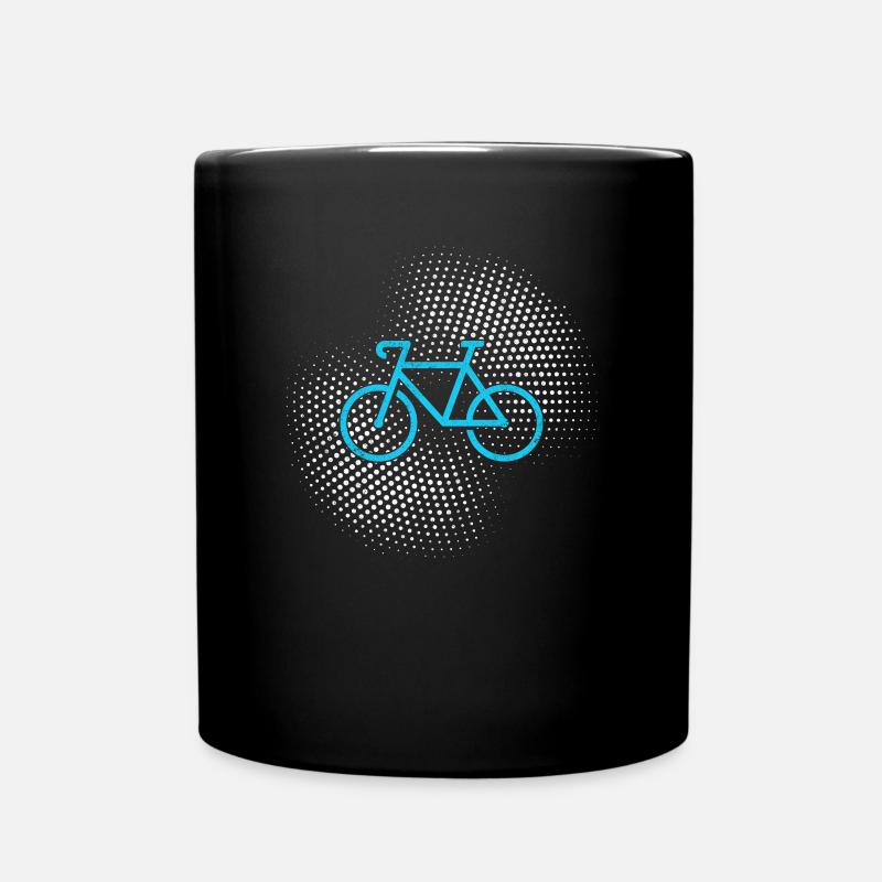Fahrrad - Tasse einfarbig - Schwarz