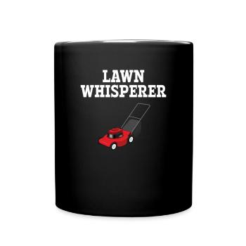 Lawn whisperer mower, mowing - Tasse einfarbig - Schwarz - Vorne