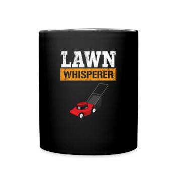 Lawn whisperer mower, mowing - Tasse einfarbig - Schwarz - Vorne