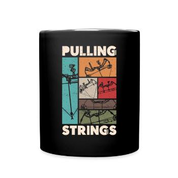 Archery Bow Archer Vintage Retro - Tasse einfarbig - Schwarz - Vorne