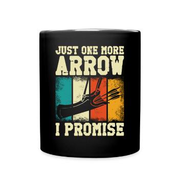 Arc De tir à l’arc Archer Vintage Rétro - Mug uni - noir - Devant