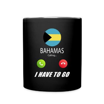 Les Bahamas appellent les drapeaux lusiger en disant - Mug uni - noir - Devant