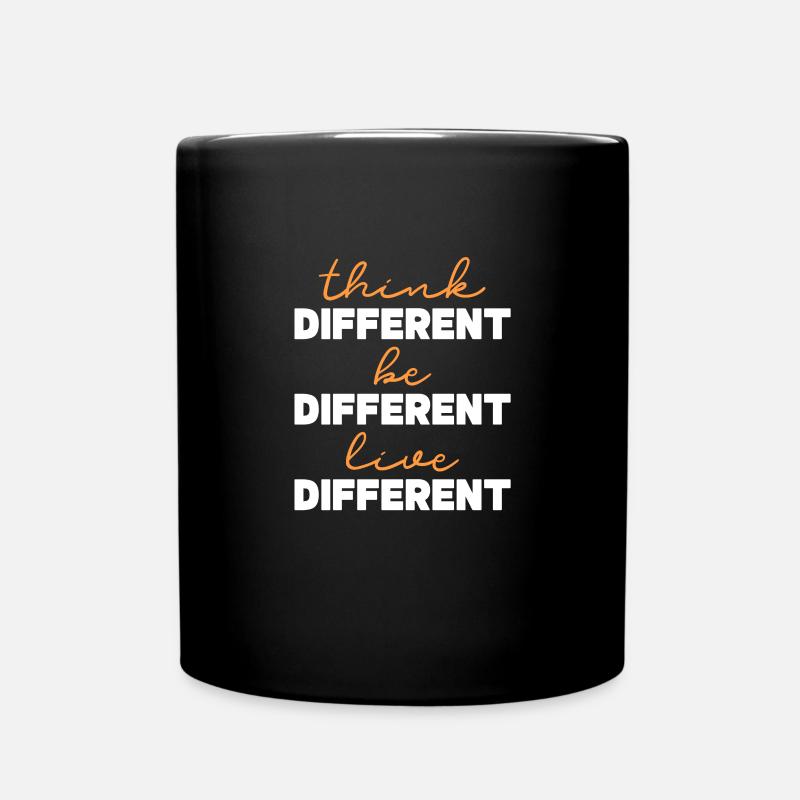 Motivation - Tasse einfarbig - Schwarz