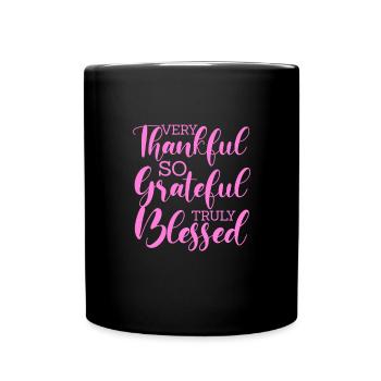 Motivation - Tasse einfarbig - Schwarz - Vorne
