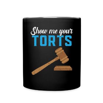 Montrez-moi vos délits Juge Avocat Avocat Justice - Mug uni - noir - Devant
