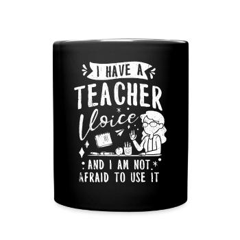 Teacher Gift Educator Pedagogue School Teacher Training - Full Colour Mug - black - Front