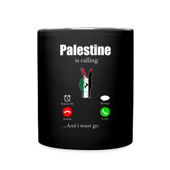 Palestine Cadeau Liberté Palestine Bande de Gaza - Mug uni - noir - Devant