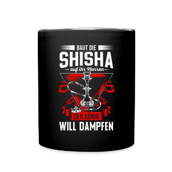 Shisha Gift for Hookah Hookah Hookah Bar Pipe - Full Colour Mug - black - Front