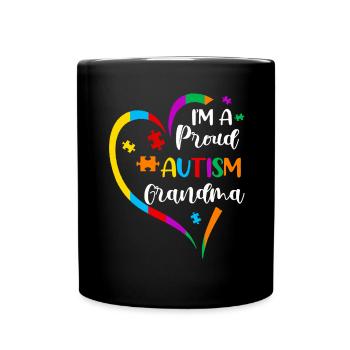 Autismus - Tasse einfarbig - Schwarz - Vorne