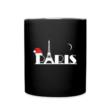 Paris Eiffel Tower France at Mond - Full Colour Mug - black - Front