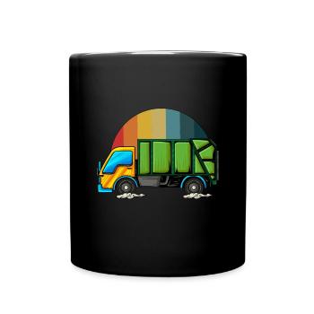 Garbage Man Gift Garbage Garbage Collection Waste Profession - Full Colour Mug - black - Front