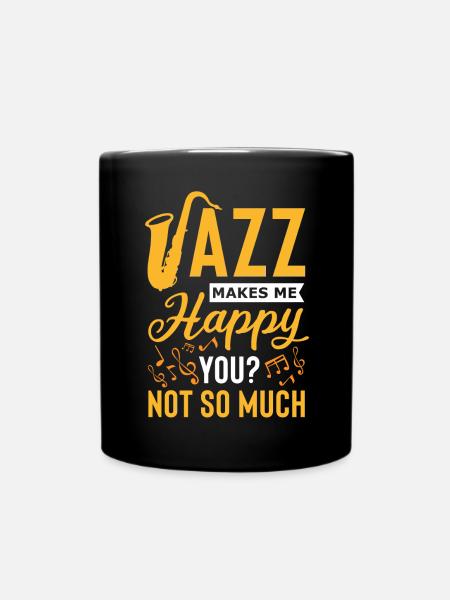 Jazz - Mug uni - noir