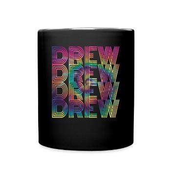 Drew tye Dye Hippie Drew - Tasse einfarbig - Schwarz - Vorne