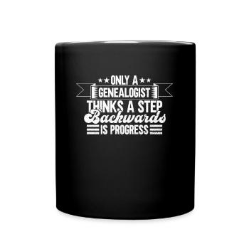Genealogist Genealogist Family Tree Genealogist - Full Colour Mug - black - Front