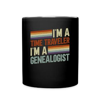Genealogist Genealogist Family Tree Genealogist - Full Colour Mug - black - Front