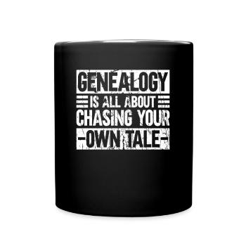 Genealogist Genealogist Family Tree Genealogist - Full Colour Mug - black - Front