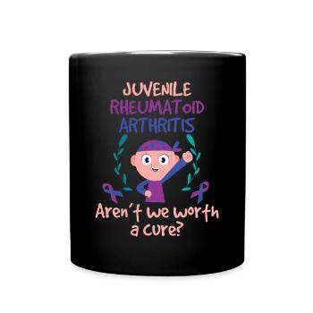 Arthritis Worth A Cure - Full Colour Mug - black - Front