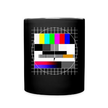 Image de test TV 90s Party 80s Retro 90s - Mug uni - noir - Devant