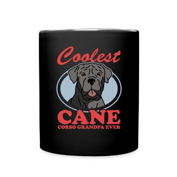 Cane Corso Grand-père | Cadeau de propriétaire de chien de chien - Mug uni - noir - Devant