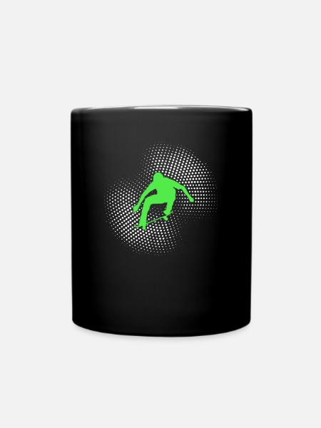 Skateboarding - Tasse einfarbig - Schwarz