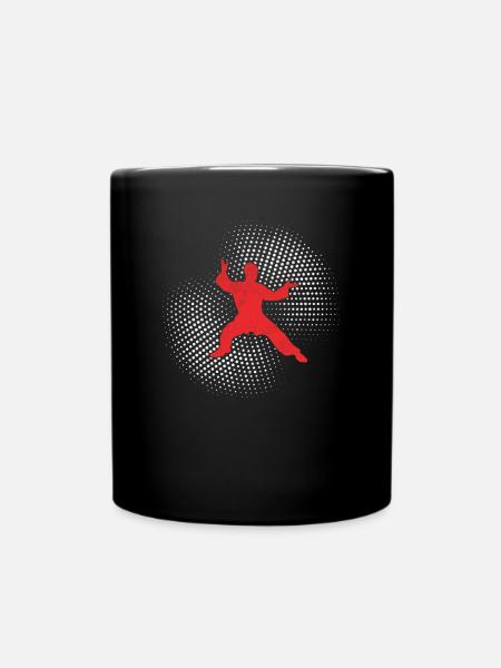 karate - Tasse einfarbig - Schwarz