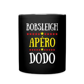 bobsleigh apéro dodo - Mug uni - noir - Devant