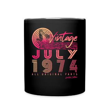 1974 En juillet Alles Original - Mug uni - noir - Devant