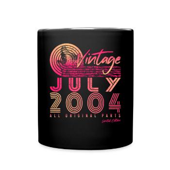 18e anniversaire juillet 2004 - Mug uni - noir - Devant