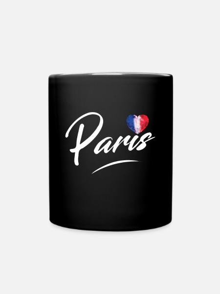 Paris France Français Bonjour - Mug uni - noir