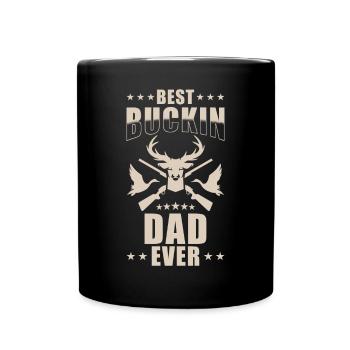Jäger Vater Papa Jagd Vatertag Geschenk - Tasse einfarbig - Schwarz - Vorne