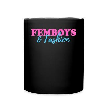 Femboy-Geschenk - Tasse einfarbig - Schwarz - Vorne