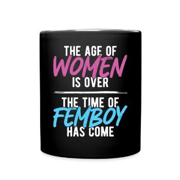 Lustiges Femboy-Geschenk - Tasse einfarbig - Schwarz - Vorne