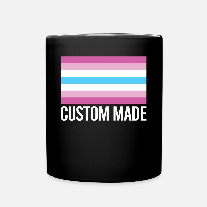 Femboy Flagge Geschenk - Tasse einfarbig - Schwarz