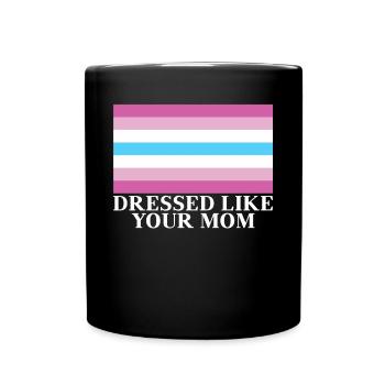Femboy Flagge Geschenk - Tasse einfarbig - Schwarz - Vorne