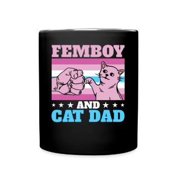 Lustiges Femboy-Geschenk - Tasse einfarbig - Schwarz - Vorne