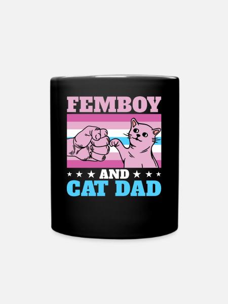 Funny Femboy Gift - Full Colour Mug - black
