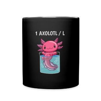 Drôle de cadeau axolotl - Mug uni - noir - Devant